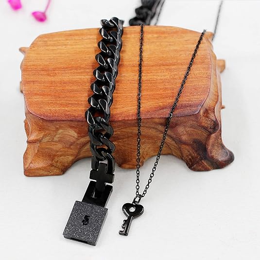 Custom Engraving Locking Bracelet High Quality 316L Stainless Steel Black, Gold, Rose Gold, Silver BDSM