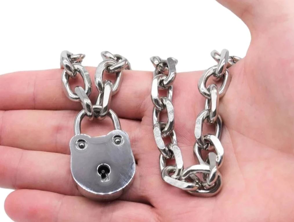 INVENTORY SALE - 40% OFF 316L STAINLESS LARGE ROUND LOCK & KEY - LIMITED SUPPLY