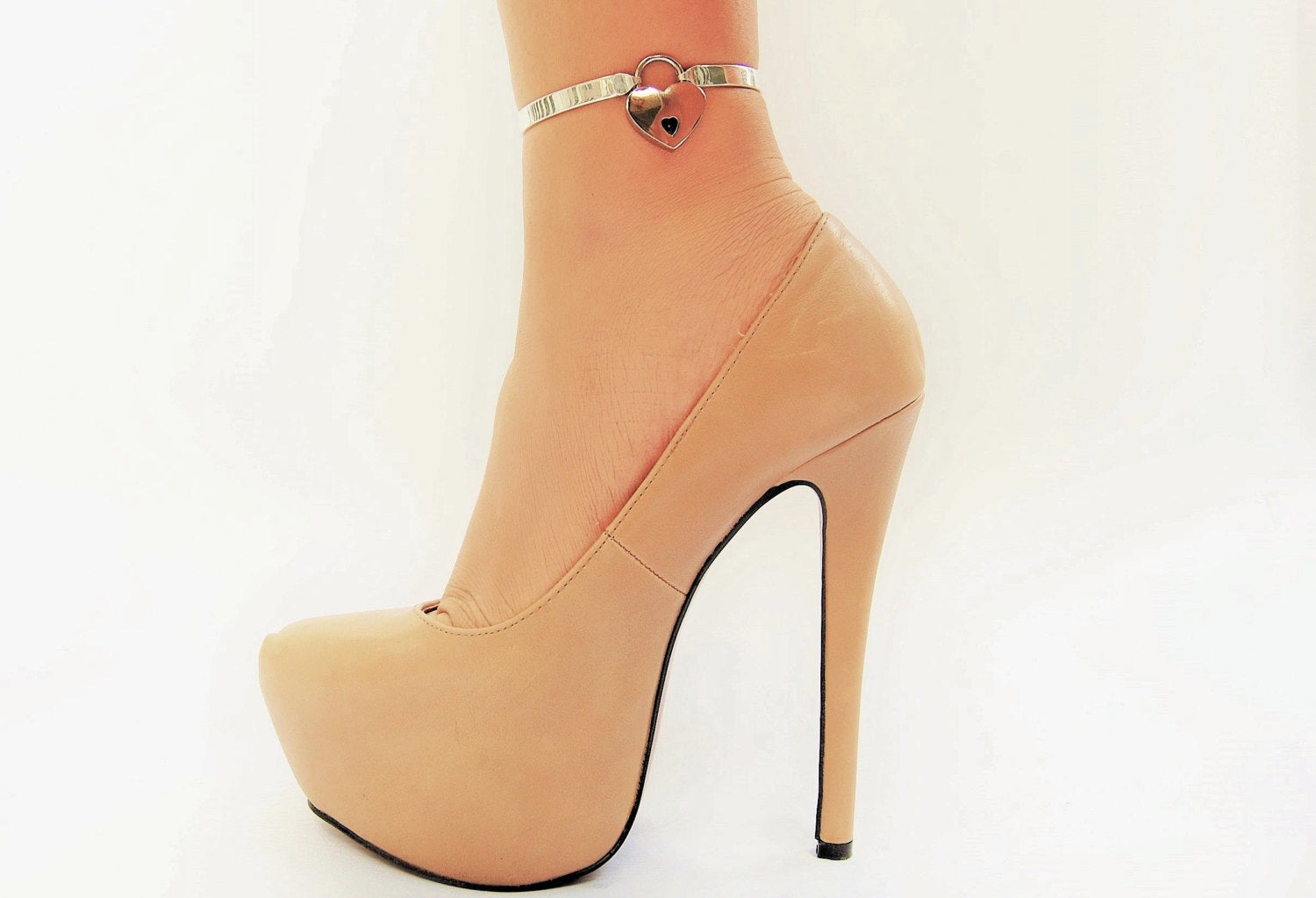 Solid 925 Sterling Silver Heavy Medium Hinged/no Hinge BDSM Ankle Cuff Collar g1