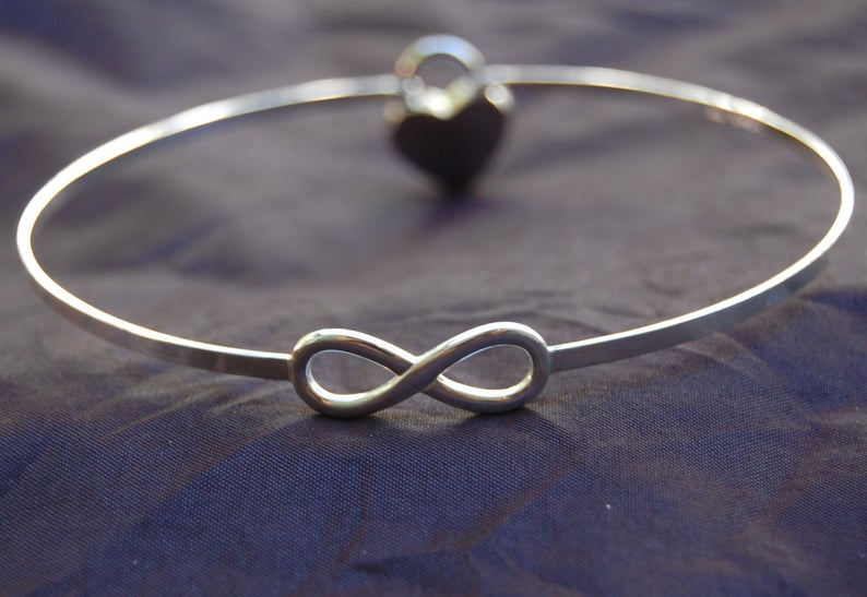 Solid 925 Sterling Silver Micro Infinity BDSM Cuff Collar g1