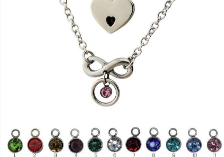316L Surgical Stainless Infinity and Steel O ring with Crystal BDSM Day Collar s2