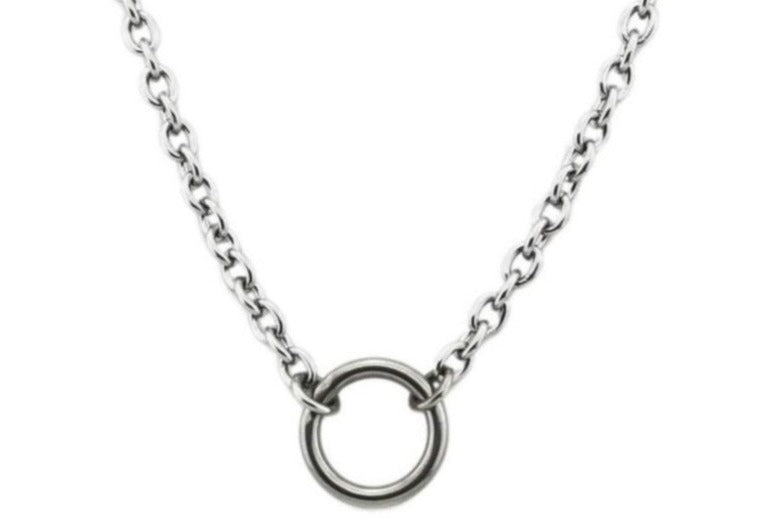 316L Surgical Stainless Steel Medium O ring BDSM Day Collar s2