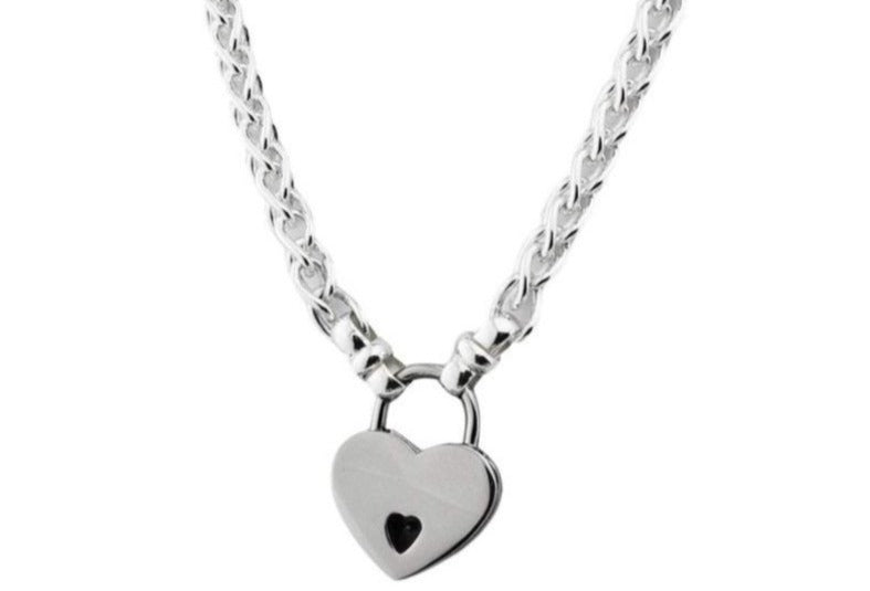 BDSM Locking Submissive Day Collar Makou with Fancy Shibari Ends Solid 925 Sterling Silver G3