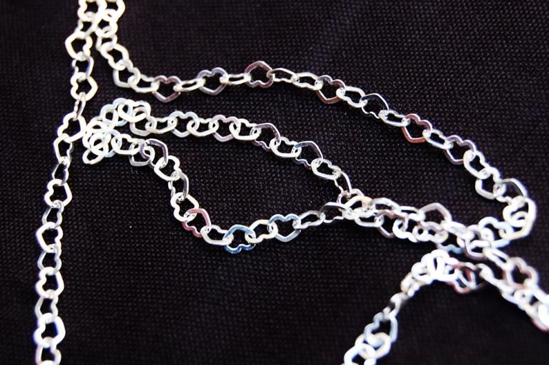 Solid 925 Sterling Silver Dainty Micro Heart BDSM Minimalist Locking Submissive Day Collar g2