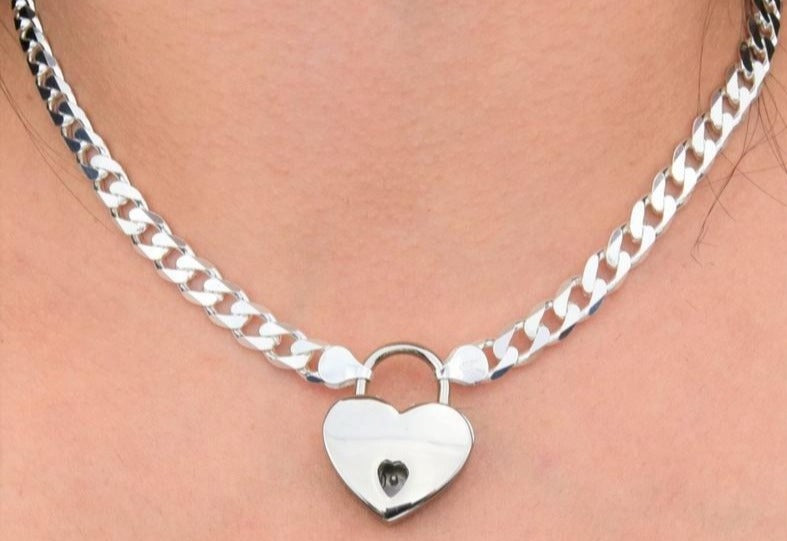 Solid 925 Sterling Silver ZLink BDSM Day Collar g5