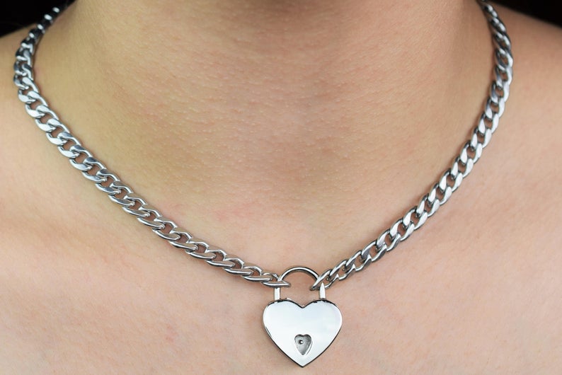 316L Surgical Stainless Steel Smooth Z BDSM Day Collar s4