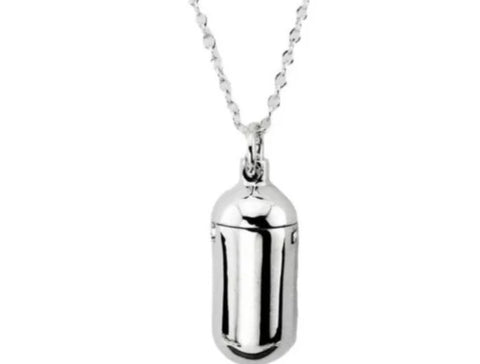 Dominant Gift: Key Holder Necklace Heavy Solid 925 Sterling Silver