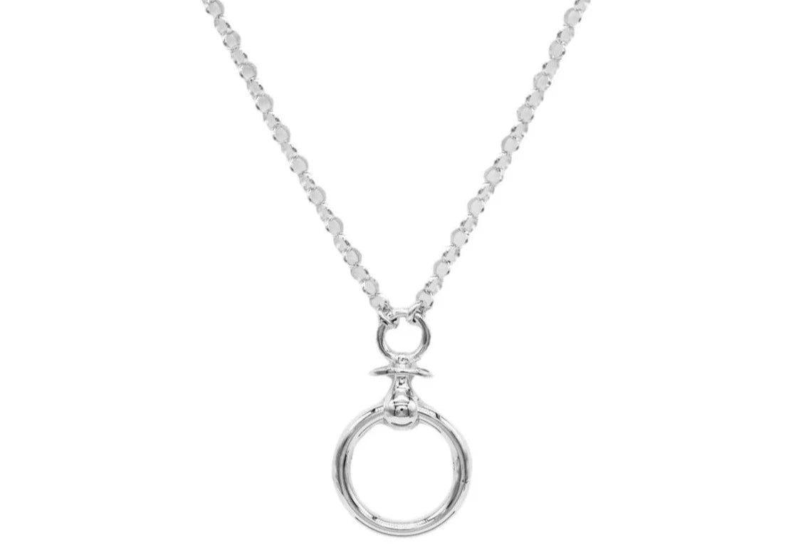 Littles 24/7 Wear Secret Locking Pacifier O Ring Submissive BDSM Day Collar DDLG Solid 925 Sterling Silver Discreet Necklace g4
