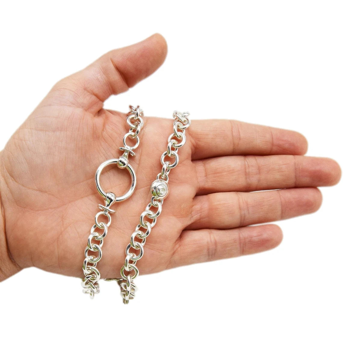 Littles 24/7 Wear Secret Locking Pacifier O Ring DDLG Solid HEAVY 925 Sterling Silver BDSM Slave Submissive Pet Bondage Day Collar g1