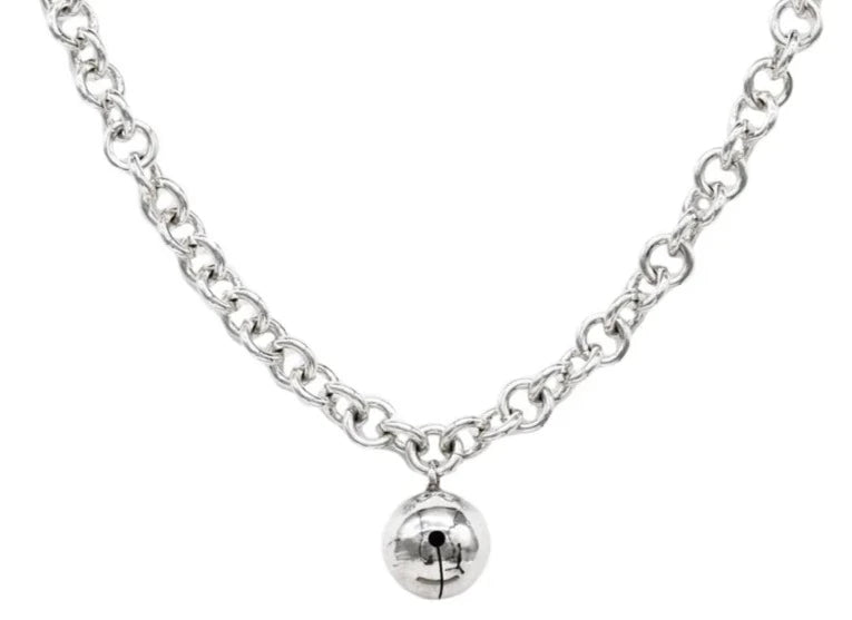 BDSM Submissive Locking Eternity Bell Ankle Day Collar Heavy Solid 925 Sterling Silver Anklet g3