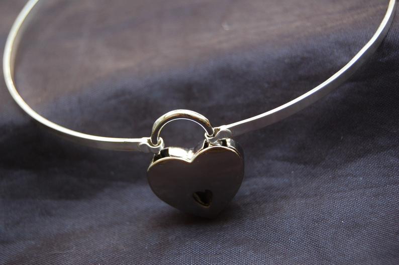 Solid 925 Sterling Silver Flat Micro Wire BDSM Cuff Collar g1