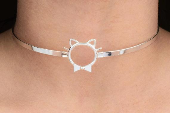 High Quality 925 Sterling Silver Hypoallergenic Locking, lock, padlock BDSM Cuff Day Collar Bondage Sub Kink Slave Submissive ToBeHis Engraving