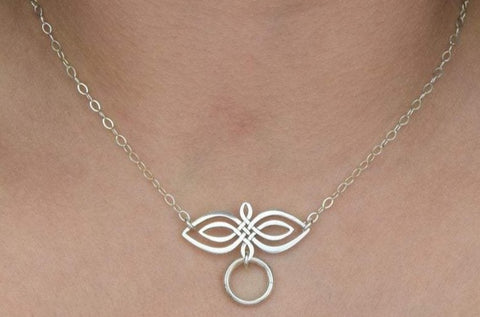 Celtic Double Infinity Solid 925 Sterling BDSM Day Collar   g2