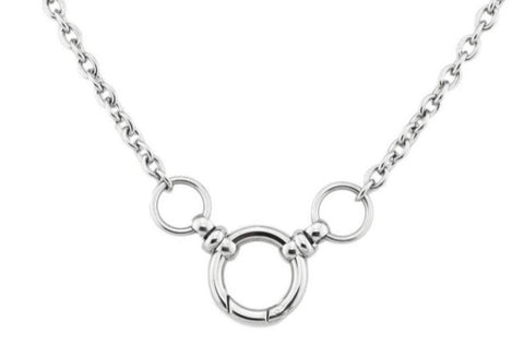 316L Surgical Stainless Fancy O Ring BDSM Day Collar  s4