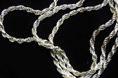 Solid 925 Sterling Silver Shibari Chain BDSM Day Collar   g5