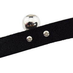 High Grade Leather and Solid 925 Sterling Silver BDSM Day Collar   g1
