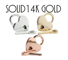 BDSM Lock padlock listing of 6 to 13  different locks and our New Screw Lock that doesn't use an Allen or hex available in 316L Stainless steel or solid 925 Sterling Silver or Solid 14K Gold