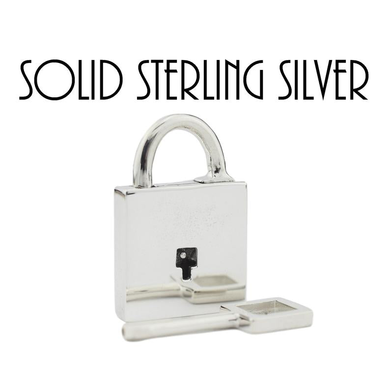 BDSM Submissive Day Collar 24/7 Wear Solid 925 Sterling Silver Square Lock