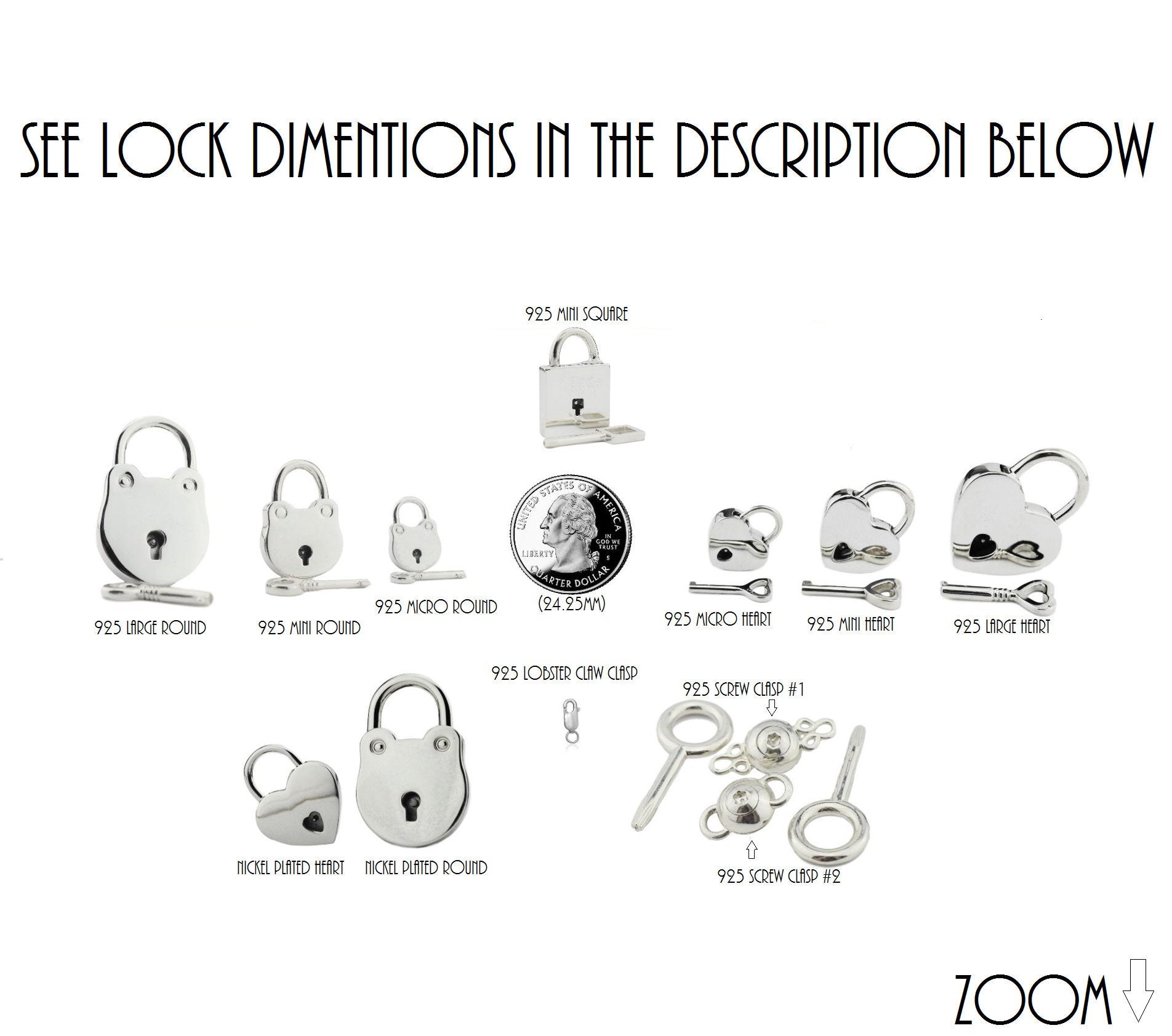 High Quality 925 Sterling Silver Hypoallergenic Locking, lock, padlock BDSM Cuff Day Collar Bondage Sub Kink Slave Submissive ToBeHis Engraving