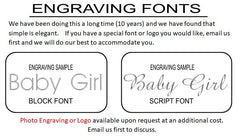 BDSM Engraving Fonts shown in two formats